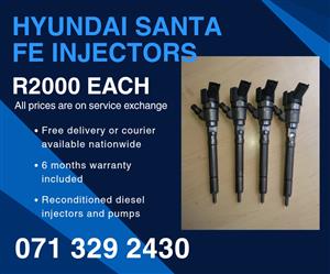 HYUNDAI SANTA FE 2.2 INJECTORS FOR SALE WITH WARRANTY 