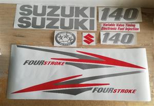 2010 + Suzuki DF Outboard motor stickers decals graphics kits