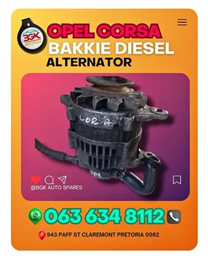 Opel corsa bakkie diesel alternator