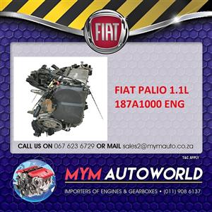FIAT PALIO 1.1L 187A1000 IMPORTED USED ENGINE