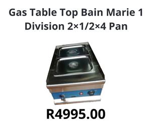 Gas Table Top Bain M