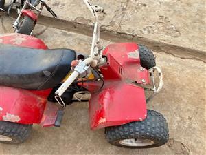 Suzuki LT 50 stripping for spares. Meyerton bike scrapyard new and secondhand spares.