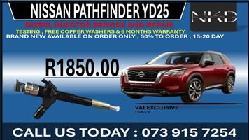 Nissan Pathfinder yd25 Diesel Injectors 