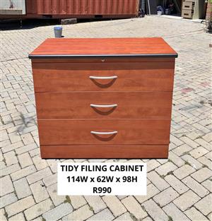 OFFICE TIDY FILING STORAGE DRAWER CABINET