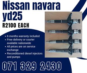 NISSAN NAVARA YD25 INJECTORS FOR SALE WITH WARRANTY INCLUDED 