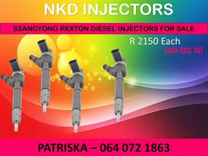 DIESEL INJECTORS NEW OR RECON FOR SSANGYONG REXTON FOR SALE