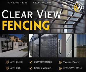 Clear view fencing