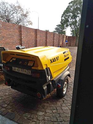 Atlas copco xas 97 diesel compressor