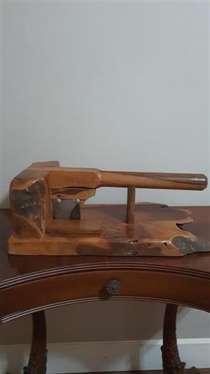 Handmade Biltong Slicer – Wild Olive Wood