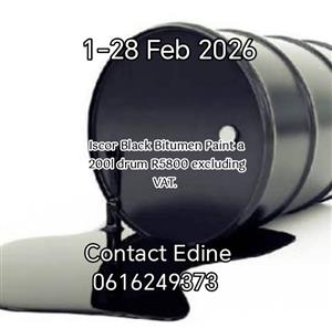 Iscor Black Bitumen Paint 
