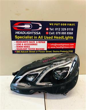 Mercedes Benz W212 E-class left xenon (LED Intelligent light system) headlight