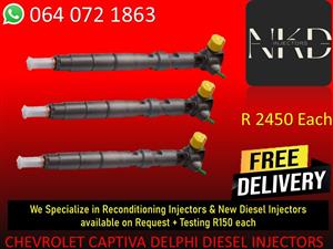 DIESEL INJECTORS FOR CHEV CAPTIVA DELPHI DIESEL INJECTORS FOR SALE