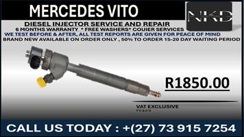 Mercedes Vito Diesel Injectors 