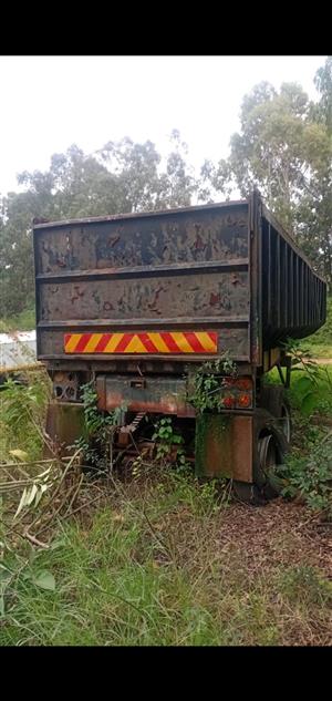 35 cube tipper trailer, Hendrid Axle 