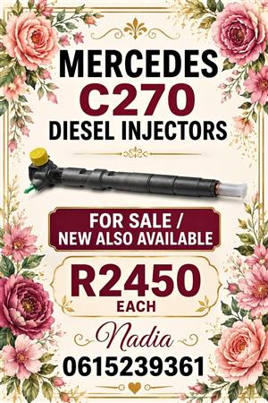 MERCEDES C270 DIESEL INJECTORS FOR SALE OR RECON