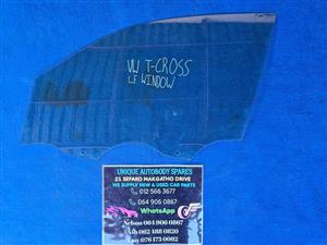 VW T-Cross Left Front Door Window Glass