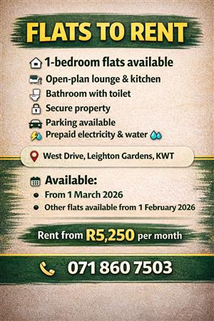 One Bedroom Flat KWT 