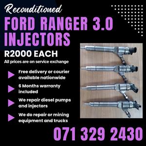 FORD RANGER 3.0 INJECTORS FOR SALE WITH WARRANTY INCLUDED 