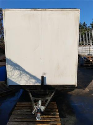Double axle panel van PUP trailer  L 5500. W 2400, H 2400MM  (2280MM OPENING) 12
