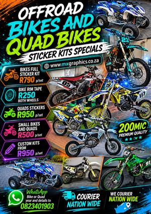 Mx Graphics sticker kits Specials