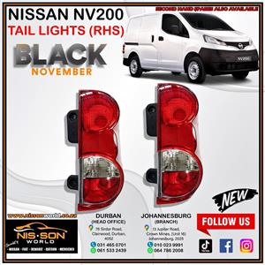 NISSAN NV200 TAIL LIGHTS