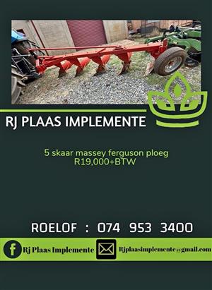 5 skaar massey ferguson ploeg