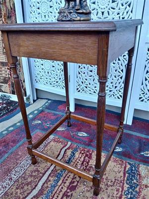 Vintage Oak Side Table