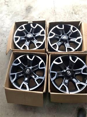 18-inch Toyota Hilux Legend 50 alloy wheel rims.