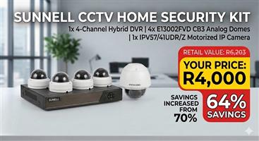 Sunell CCTV systems (brand new) 