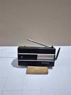 National Panasonic RF-519 portable transistor radio, originally manufactured in Japan around 1973