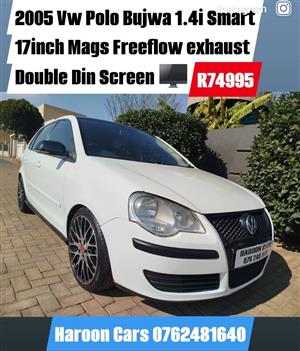 2005 Vw Polo 1.4i Bujwa Free flow exhaust Double Din 