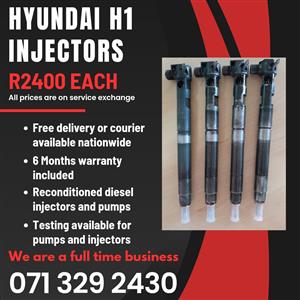 HYUNDAI H1 INJECTORS FOR SALE WITH WARRANTY 