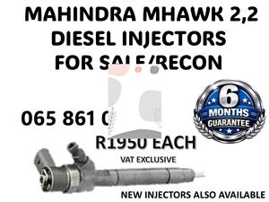 MAHINDRA MHAWK 2,2 DIESEL INJECTORS FOR SALE / RECON WITH WARRANTY RUSTENBURG