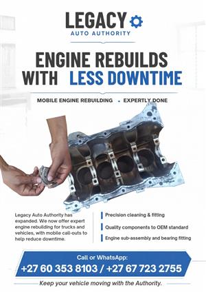 Engine rebuilds | Gauteng | Cars & Trucks