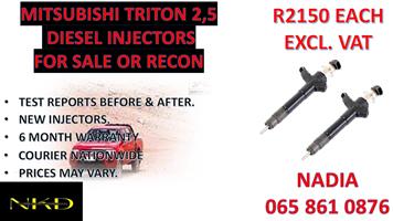 DIESEL INJECTORS FOR SALE FOR MITSUBISHI TRITON 2.5 