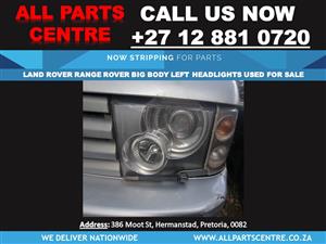 Land Rover Big Body used left headlight for sale 