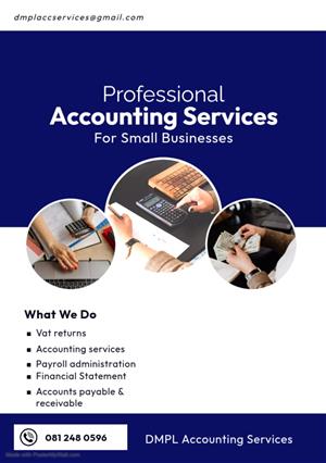 Accounting and bookkeeping services 