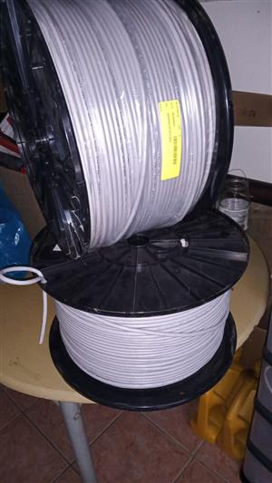 Cat 6 UTP, grey R2200/500m drum. Solid copper, high quality gigabit cable. Limit