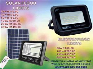 Solar Electric Flood Lights