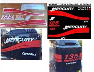 Boat outboard motor decals