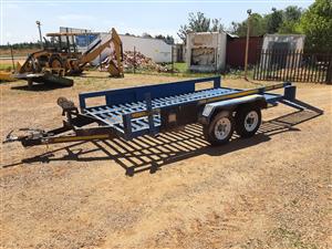 USED 2007 ECONO VEHICLE DOUBLE AXLE TRAILER FOR SALE