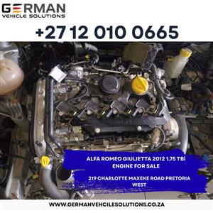Alfa Romeo Giulietta 2012 1.75 tbi engine for sale 