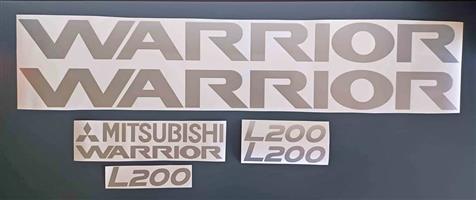 Mitsubishi L200 Warrior stickers decals graphics