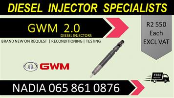 RECONDITIONDE DIESEL INJECTORS FOR SALE FOR GWM 2.0 