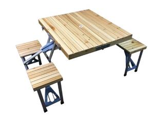 Wooden picnic folding table 4 Seater size 88.5*72.5*65.5cm H 