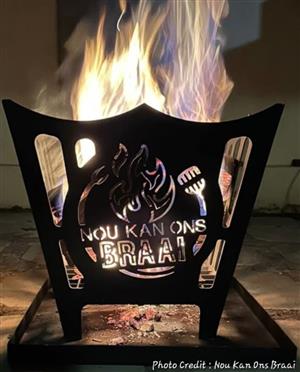 Solid Steel Portable Boma Fire Pit