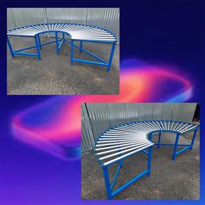 “Any width, any length—gravity roller conveyors made for you!”