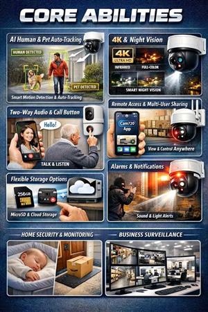 Ai Smart Camera Cctv Packages For Sale. Free installation Pretoria. Surveillance Systems.