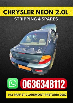 Chrysler neon 2.0l stripping for spares
