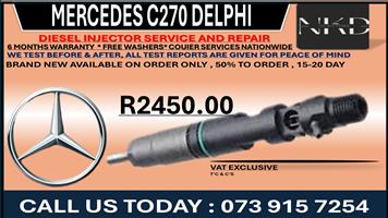 Mercedes C270 Delphi Diesel Injectors 